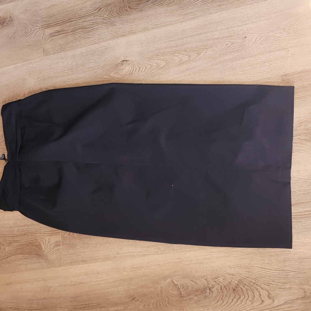 Dries Van Noten Black Draped Midi Skirt - Picture 9 of 14